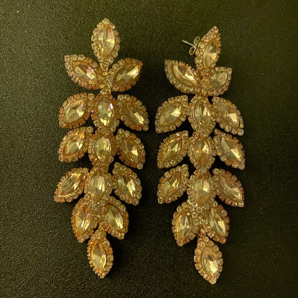 Rose Gold Petal Earrings